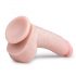 Easytoys - Dildo mit Saugnapf und Hoden (20cm) - Naturfarbe