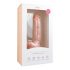 Easytoys - Saugnapf-Dildo mit Hoden (22,5cm) - Naturfarben 