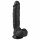 Easytoys - Saugnapf, Hoden Dildo (22,5cm) - Schwarz 