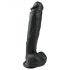 Easytoys - großer Saugnapf-Dildo (26,5cm) - schwarz