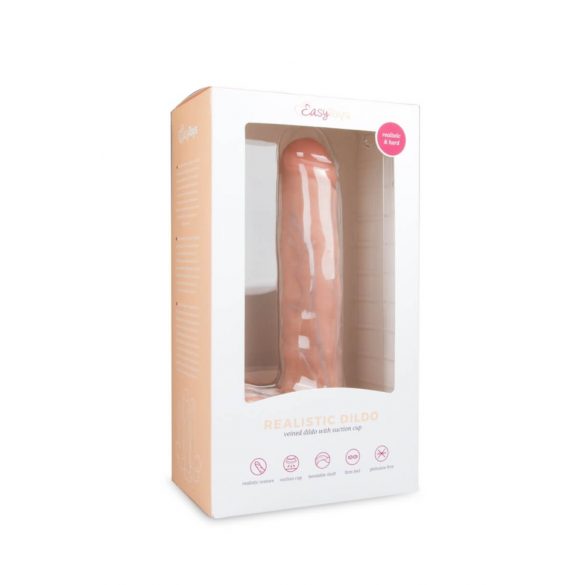 Easytoys - Saugnapf, Hoden großer Dildo (29,5cm) - natürlich 