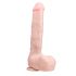 Easytoys - Saugnapf, Hoden großer Dildo (29,5cm) - natürlich 