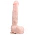 Easytoys - Saugnapf, Hoden großer Dildo (29,5cm) - natürlich 