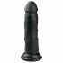 Easytoys - Saugnapf realistischer Dildo (15,5cm) - Schwarz 