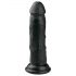 Easytoys – realistischer Dildo mit Saugnapf (15,5 cm) - schwarz