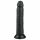 Easytoys - selbstklebender realistischer Dildo (20,5 cm) - schwarz 