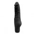 Easytoys Power Vibe - normaler Silikon-Penis-Vibrator (schwarz) 