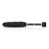 Easytoys Power Vibe - Gewundener Silikonstab-Vibrator (Schwarz)