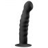 Easytoys Rippen - Saugnapf anale Dildo (14cm) - schwarz 