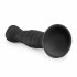 Easytoys Rippen - Saugnapf anale Dildo (14cm) - schwarz 