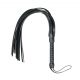 Easytoys Peitsche - weiches Kunstleder Flogger (schwarz) 