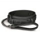 Easytoys - Fetisch-Halsband mit Leine (schwarz) 