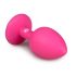 Easytoys Diamant Mini - Analplug (pink-weiß)