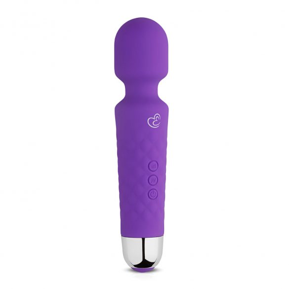 EasyToys Mini Wand - Akkubetriebener Massagevibrator (Lila) 