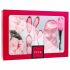 Loveboxxx Ich liebe Rosa - Vibrator Fessel-Set (6-teilig) - rosa 