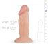 Real Fantasy Archi - realistischer Dildo - 11,5cm (natur) 