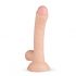 Real Fantasy Vince - Dildo mit Hoden und Vorhaut - 19,5 cm (natur)