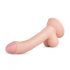 Real Fantasy Vince - Dildo mit Hoden und Vorhaut - 19,5 cm (natur)