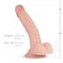 Real Fantasy Derek - Hodenrealistischer Dildo - 22cm (Naturfarbe) 