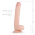 Real Fantasy Elvin - Hoden-realistischer Dildo - 28cm (natur) 