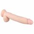 Real Fantasy Dwane - aufladbarer, realistischer Vibrator - 31cm (Naturfarben) 