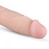 Real Fantasy Dwane - aufladbarer, realistischer Vibrator - 31cm (Naturfarben) 