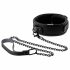 Blaze - Halsband mit Leine (schwarz) 