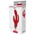 Red Revolution Hera - aufladbarer, wasserfester Dreizweigvibrator (rot) 