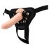 RealStuff Strap-On - schmaler, anlegbarer Dildo (natur)