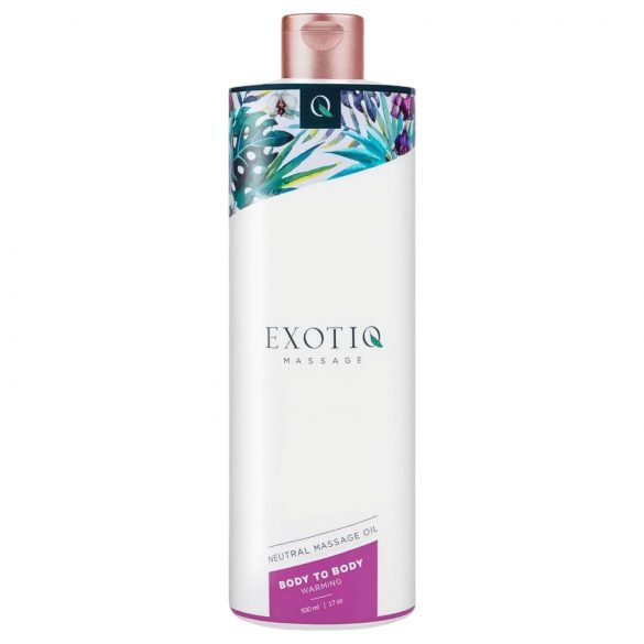 Exotiq Körper zu Körper - Wärmendes Massageöl (500ml) 