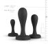 BUTTR Butt Kickers - Analdildo-Set - Schwarz (3-teilig) 