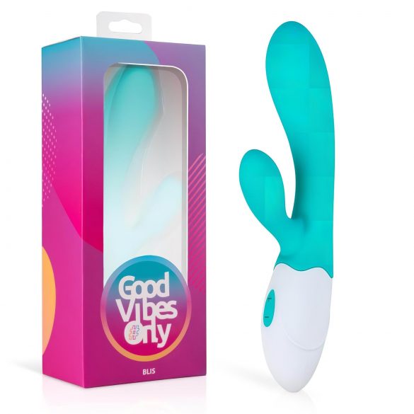 Good Vibes Only Blis Rabbit - Akku-Klitorisvibrator mit Arm (türkis)