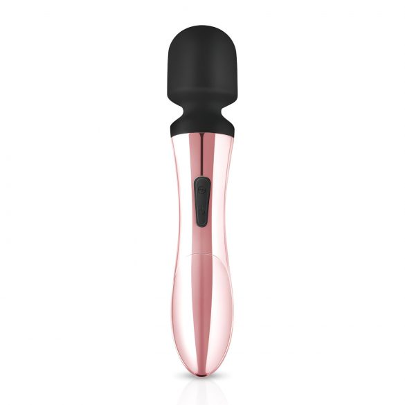 Rosy Gold Wand Curve - Akkubetriebener, massierender Vibrator (Roségold) 