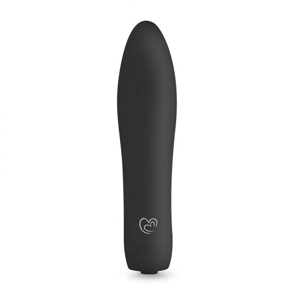 Easytoys Velvet Vibe - wiederaufladbarer Stabvibrator (schwarz)