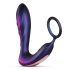 Hueman Black Hole - Analvibrator mit Penisring, lila (Fernbedienung)