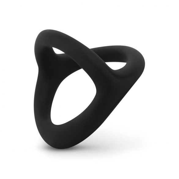 Easytoys Desire Ring - flexibler Penis- und Hodenring (schwarz) 