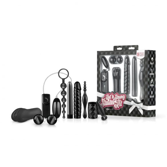 LoveBoxxx Hot 'n Steamy - Anfänger-Vibrator-Set (9-teilig)