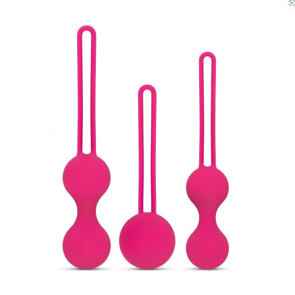 Easytoys LoveBalls - Beckenboden-Trainingsset - 3-teilig (Rosa) 