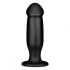 BUTTR AH-1 - Saugnapf Analdildo (schwarz)