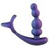 Hueman Stellar Force - Anal-Vibrator und Penisring (lila)