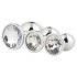 Gleaming Love - Anal Plug Set - Silber (3-teilig)