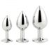 Gleaming Love - Analplug-Set - Silber (3-teilig)