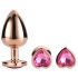 Gleaming Love - Herzförmiges Anal-Plug-Set - Roségold (3-teilig)