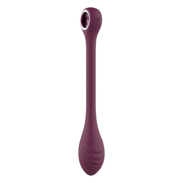 Glam - Wiederaufladbarer, wasserdichter, verstellbarer G-Punkt-Vibrator (lila) 