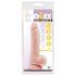 Mr. Dixx 7.6 - Haftfuß-Dildo mit Hoden - Natur (19,5 cm)