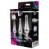 Gleaming Love - Anal-Plug-Set - Silber (3-teilig)