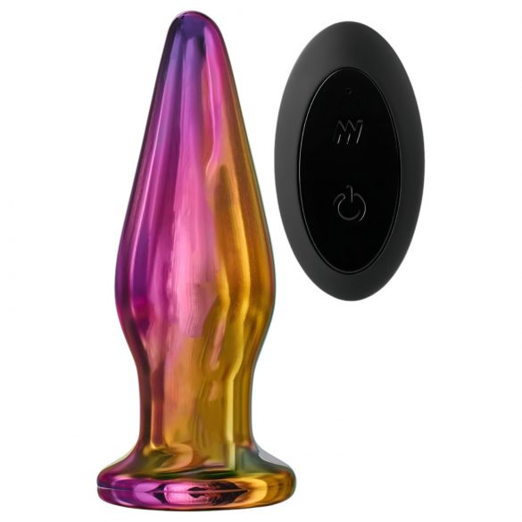 Glamour Glass - spitzer, kabelloser Glas-Analvibrator (bunt)