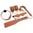 Blaze Elite - BDSM Set - 5-teilig (Cognac)