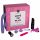 Vergnügungsbox Love to Play - Vibrator-Set, 6-teilig (pink-lila)