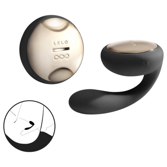 LELO Ida - rotierender Paarvibrator (schwarz) 